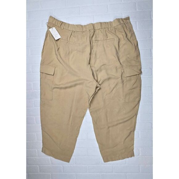 A new day khaki Ankle Tapered Cargo Pants Size 26 - Picture 2 of 4